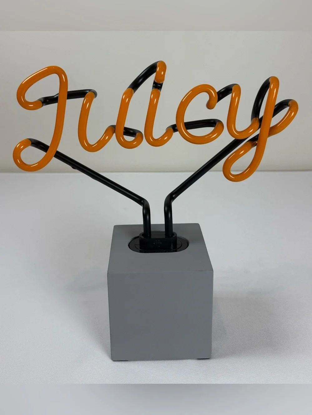 Locomocean JUICY Real Glass Neon Tabletop Sign